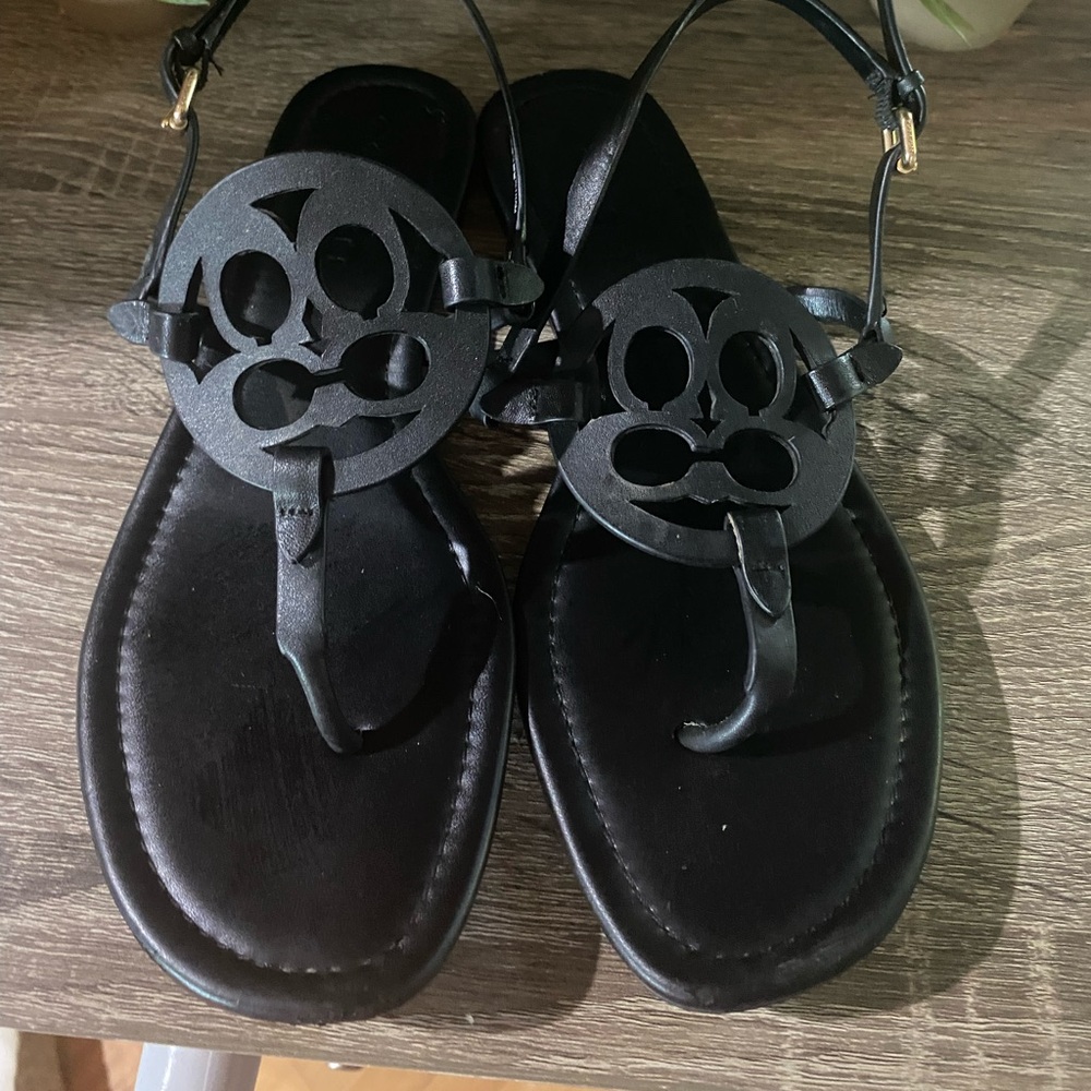 🖤Black Coach Sandals 7.5🖤
